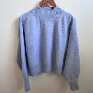 & Other Stories Cropped Mock Neck Sweater